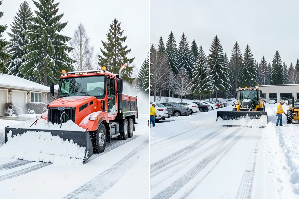 Medical Office Parking Lot Snow Removal in DuPont, Pierce County, WA - Identify ADA spaces, ramps, and patient drop-off zones with clinic staff