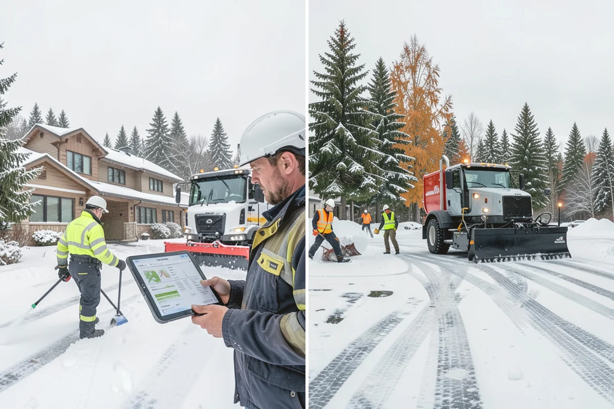 Medical Office Parking Lot Snow Removal in Duvall, King County, WA - Identify ADA spaces, ramps, and patient drop-off zones with clinic staff