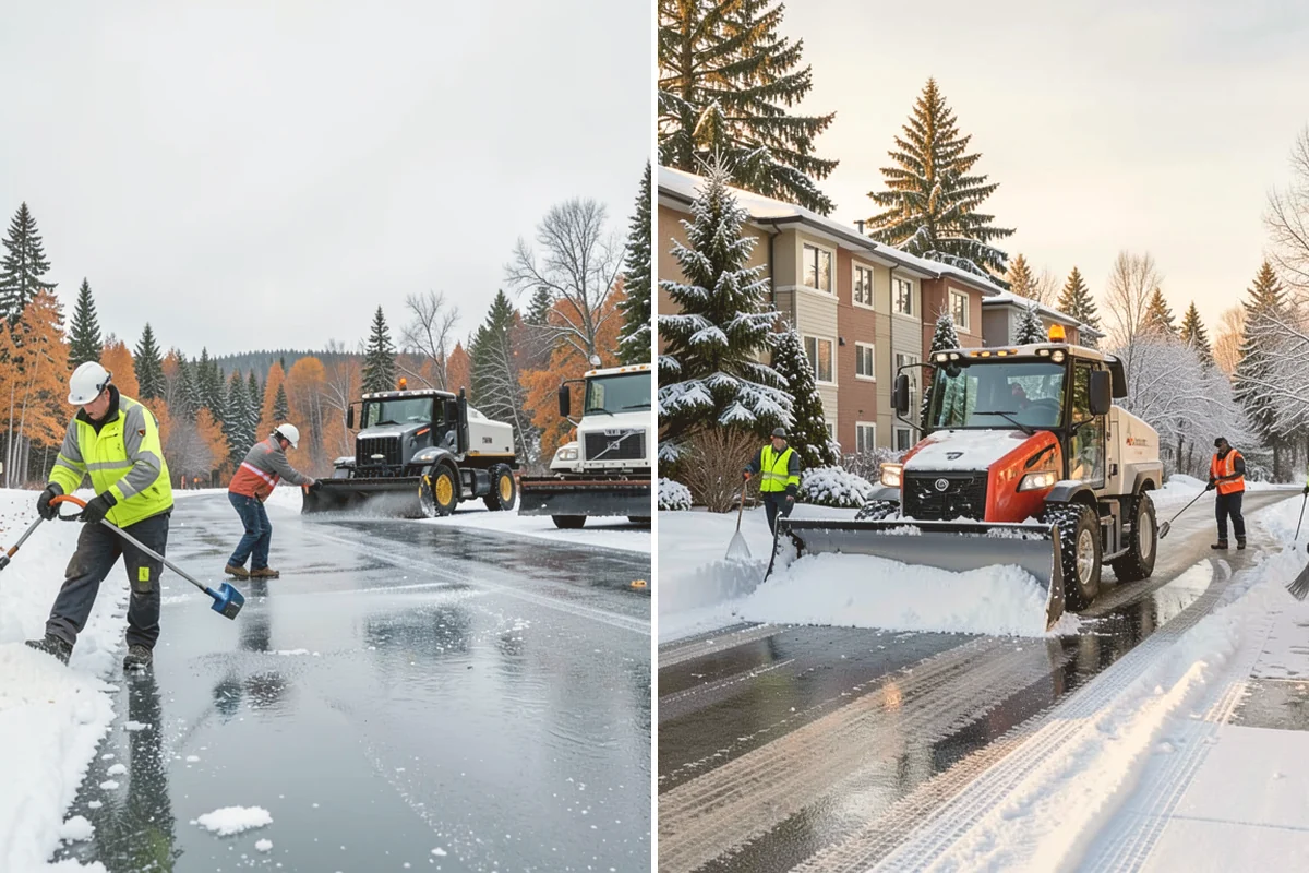 Medical Office Parking Lot Snow Removal in Eatonville, Pierce County, WA - Identify ADA spaces, ramps, and patient drop-off zones with clinic staff