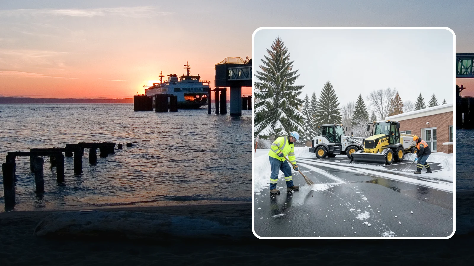 Medical Office Parking Lot Snow Removal in Edmonds, Snohomish County, WA - We keep medical office lots and ADA access clear so Western Washington patients can reach care through any winter storm.