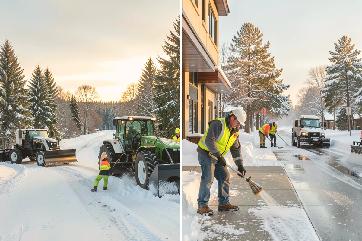 Medical Office Parking Lot Snow Removal in Edmonds, Snohomish County, WA - Identify ADA spaces, ramps, and patient drop-off zones with clinic staff