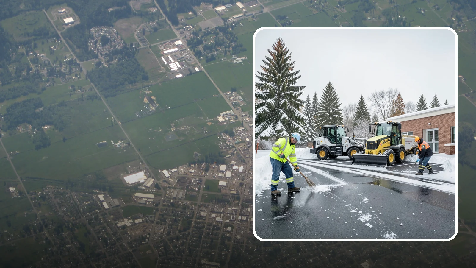 Medical Office Parking Lot Snow Removal in Enumclaw, King County, WA - We keep medical office lots and ADA access clear so Western Washington patients can reach care through any winter storm.