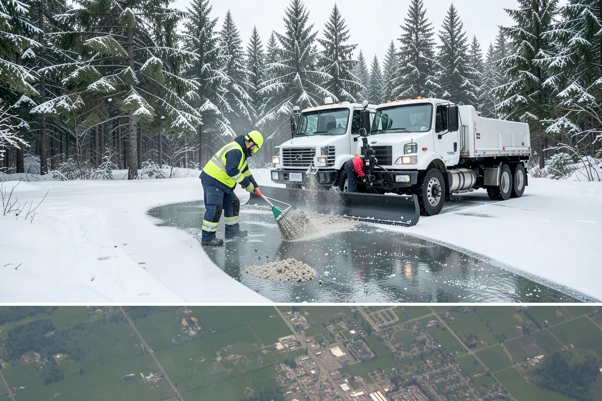 Medical Office Parking Lot Snow Removal in Enumclaw, King County, WA - Medical office lots in Western Washington see peak winter demand from December through February, when freeze-thaw cycles are most...