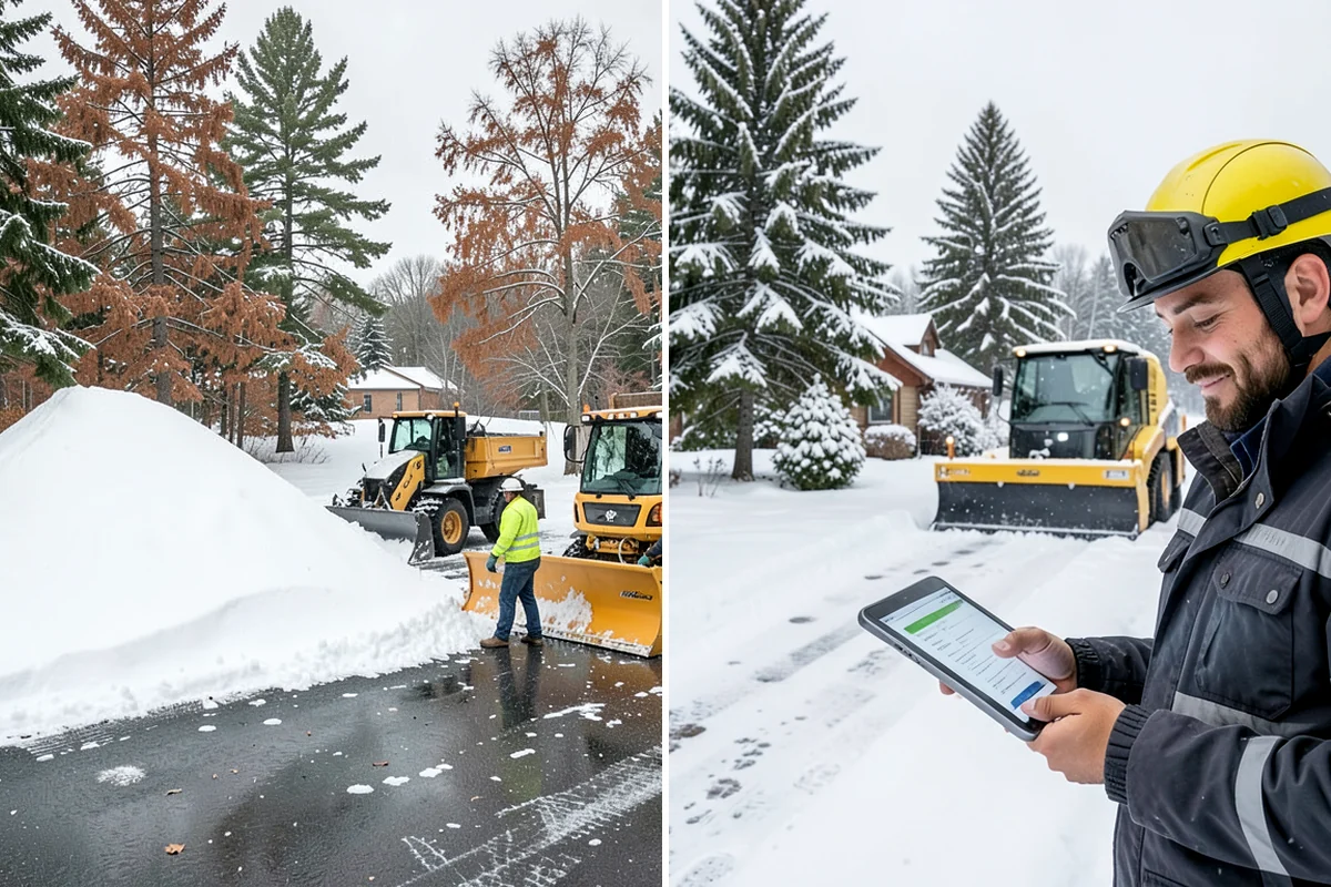 Medical Office Parking Lot Snow Removal in Everett, Snohomish County, WA - Identify ADA spaces, ramps, and patient drop-off zones with clinic staff