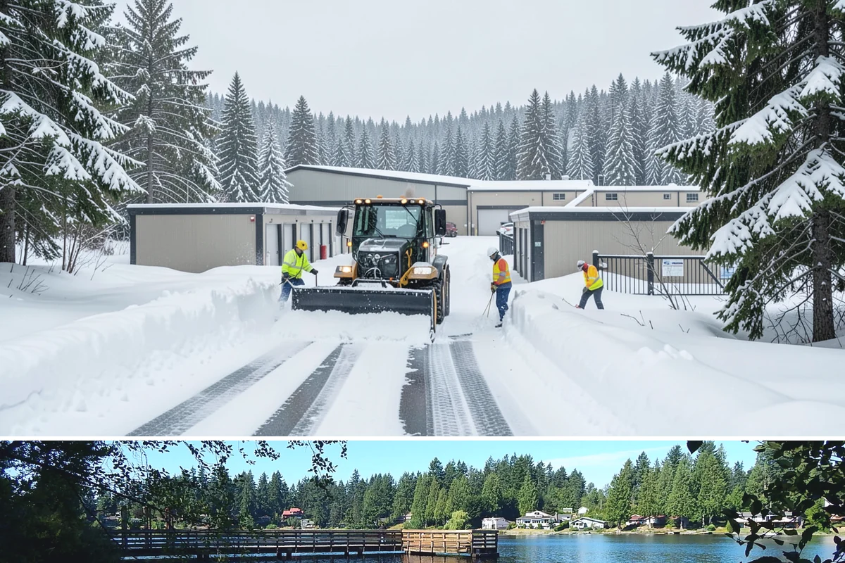 Medical Office Parking Lot Snow Removal in Federal Way, King County, WA - Medical office lots in Western Washington see peak winter demand from December through February, when freeze-thaw cycles are most...