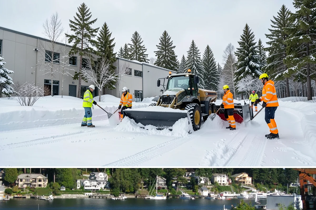 Medical Office Parking Lot Snow Removal in Gig Harbor, Pierce County, WA - Medical office lots in Western Washington see peak winter demand from December through February, when freeze-thaw cycles are most...