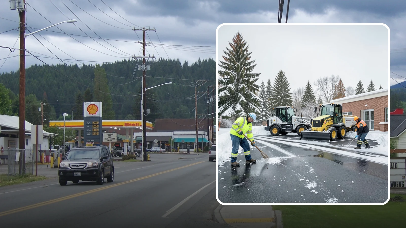 Medical Office Parking Lot Snow Removal in Granite Falls, Snohomish County, WA - We keep medical office lots and ADA access clear so Western Washington patients can reach care through any winter storm.