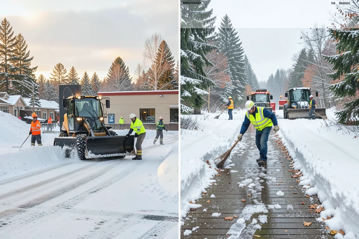 Medical Office Parking Lot Snow Removal in Granite Falls, Snohomish County, WA - Identify ADA spaces, ramps, and patient drop-off zones with clinic staff