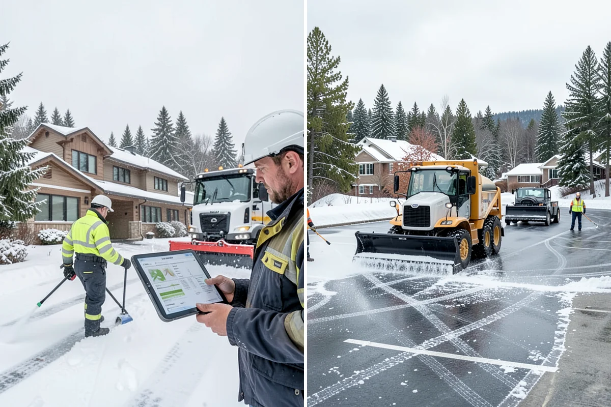 Medical Office Parking Lot Snow Removal in Hunts Point, King County, WA - Identify ADA spaces, ramps, and patient drop-off zones with clinic staff