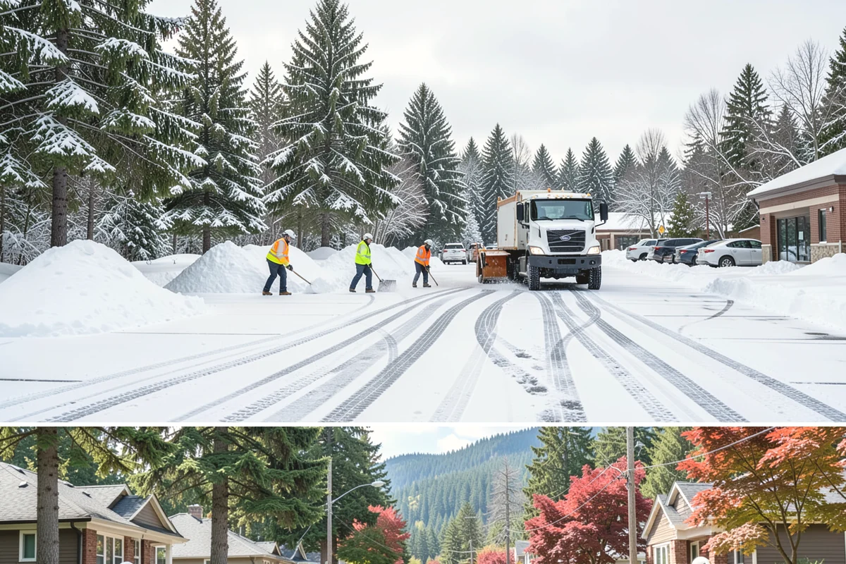 Medical Office Parking Lot Snow Removal in Hunts Point, King County, WA - Medical office lots in Western Washington see peak winter demand from December through February, when freeze-thaw cycles are most...