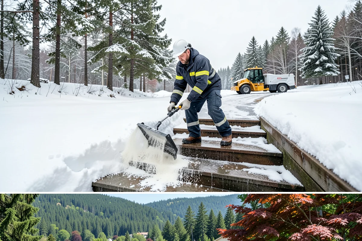 Medical Office Parking Lot Snow Removal in Index, Snohomish County, WA - Medical office lots in Western Washington see peak winter demand from December through February, when freeze-thaw cycles are most...