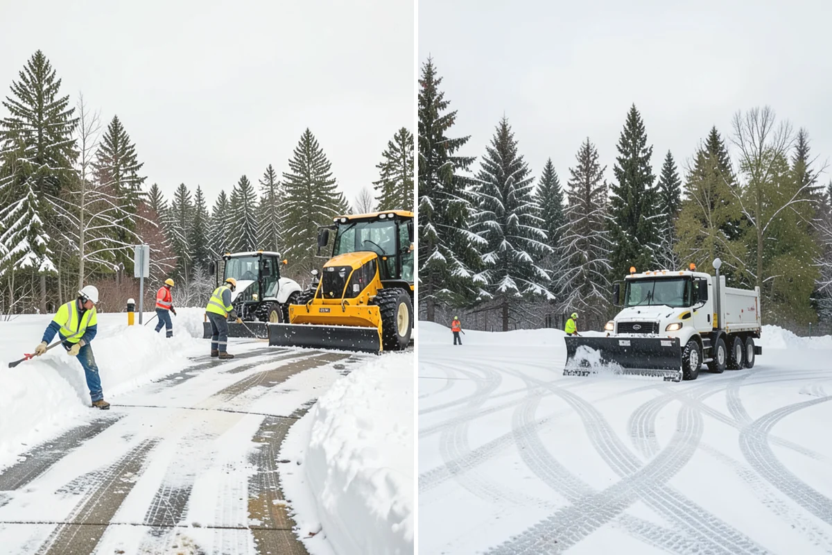 Medical Office Parking Lot Snow Removal in Issaquah, King County, WA - Identify ADA spaces, ramps, and patient drop-off zones with clinic staff