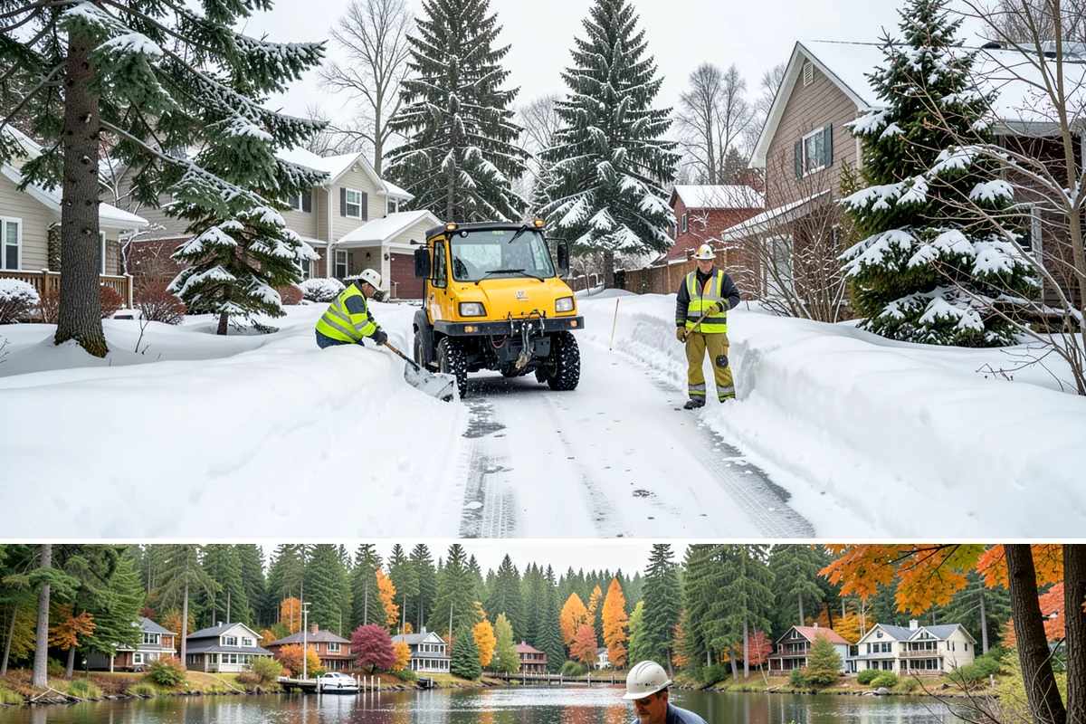 Medical Office Parking Lot Snow Removal in La Conner, Skagit County, WA - Medical office lots in Western Washington see peak winter demand from December through February, when freeze-thaw cycles are most...