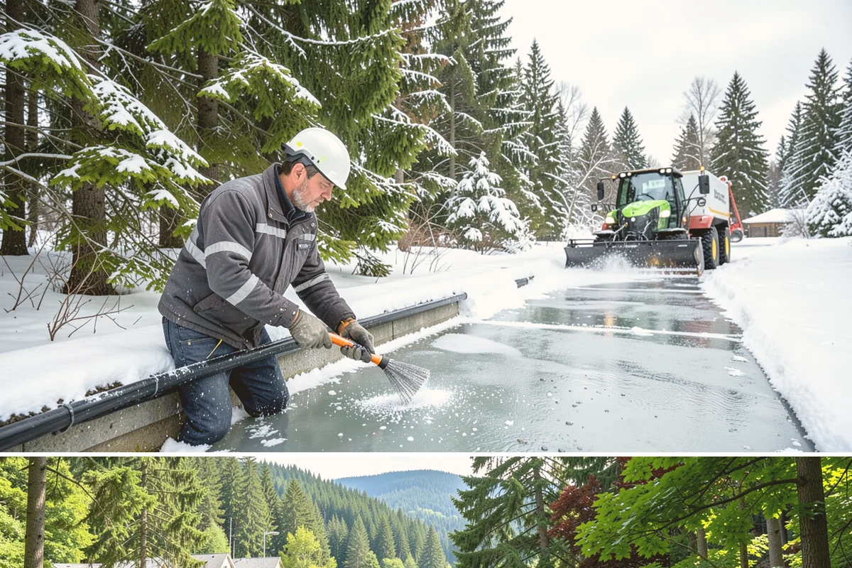 Medical Office Parking Lot Snow Removal in Lake Forest Park, King County, WA - Medical office lots in Western Washington see peak winter demand from December through February, when freeze-thaw cycles are most...