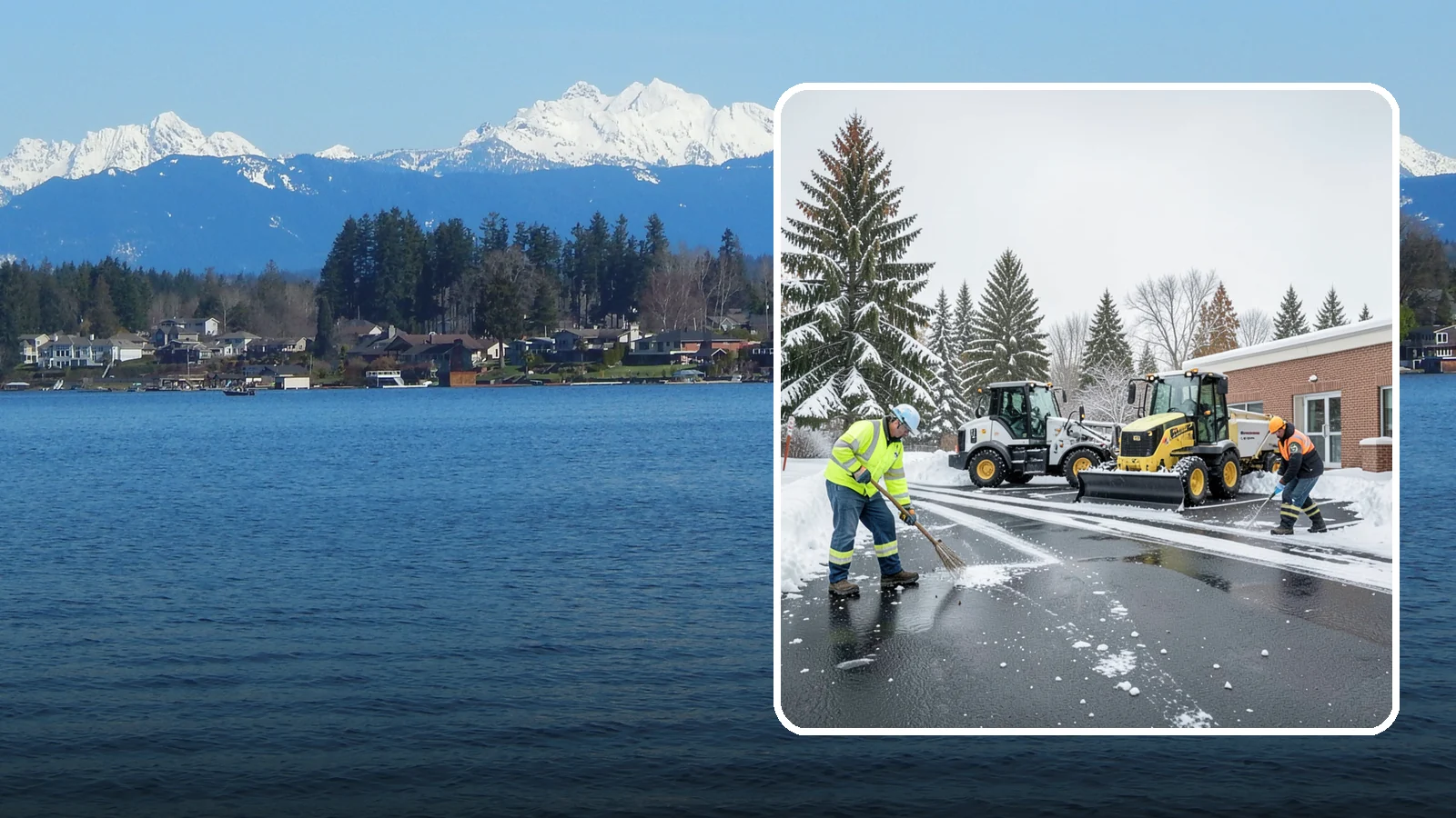 Medical Office Parking Lot Snow Removal in Lake Stevens, Snohomish County, WA - We keep medical office lots and ADA access clear so Western Washington patients can reach care through any winter storm.