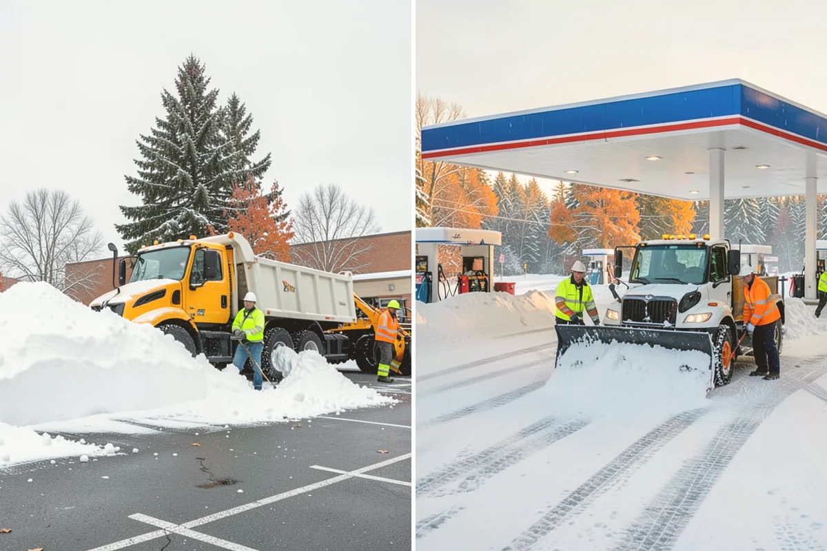 Medical Office Parking Lot Snow Removal in Lynnwood, Snohomish County, WA - Identify ADA spaces, ramps, and patient drop-off zones with clinic staff