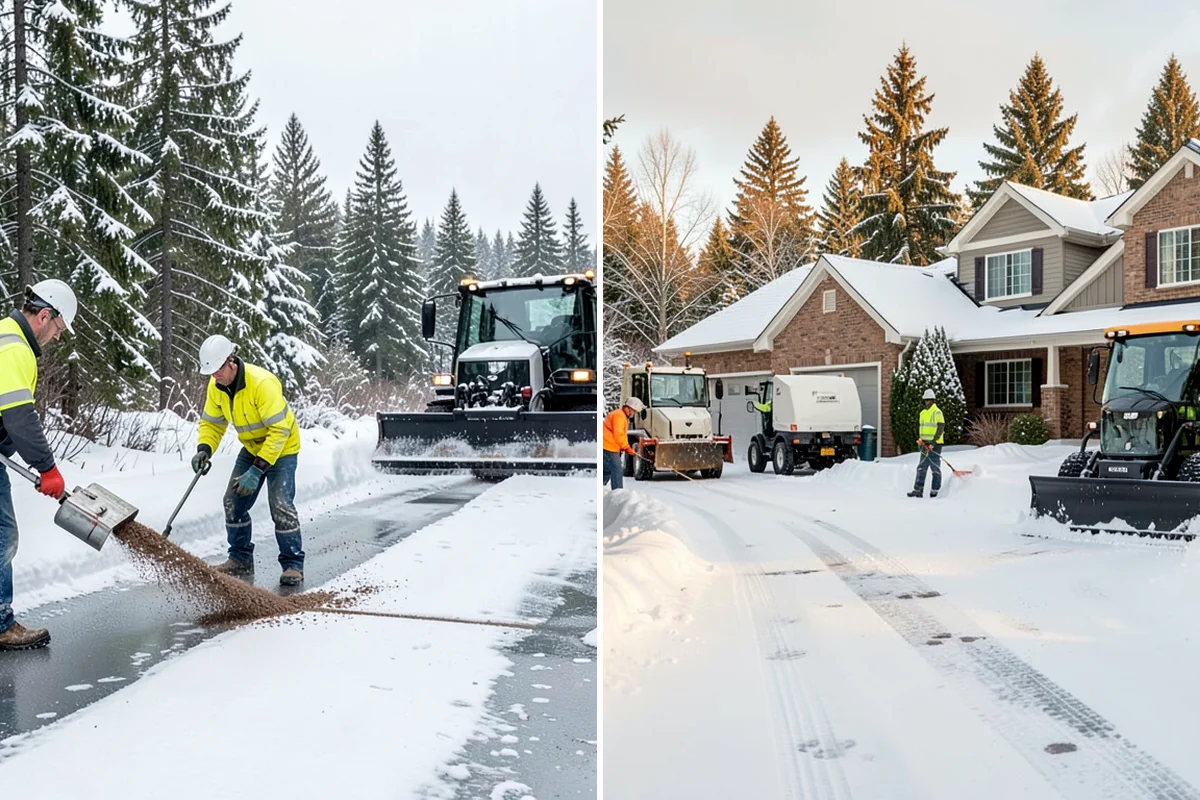 Medical Office Parking Lot Snow Removal in Maple Valley, King County, WA - Identify ADA spaces, ramps, and patient drop-off zones with clinic staff