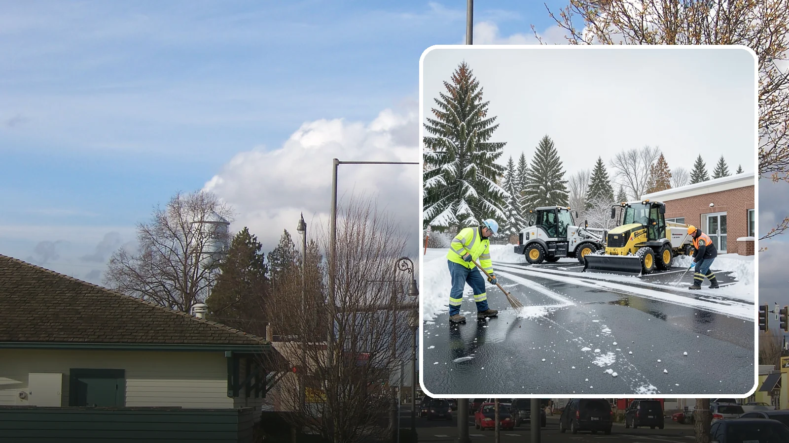 Medical Office Parking Lot Snow Removal in Marysville, Snohomish County, WA - We keep medical office lots and ADA access clear so Western Washington patients can reach care through any winter storm.