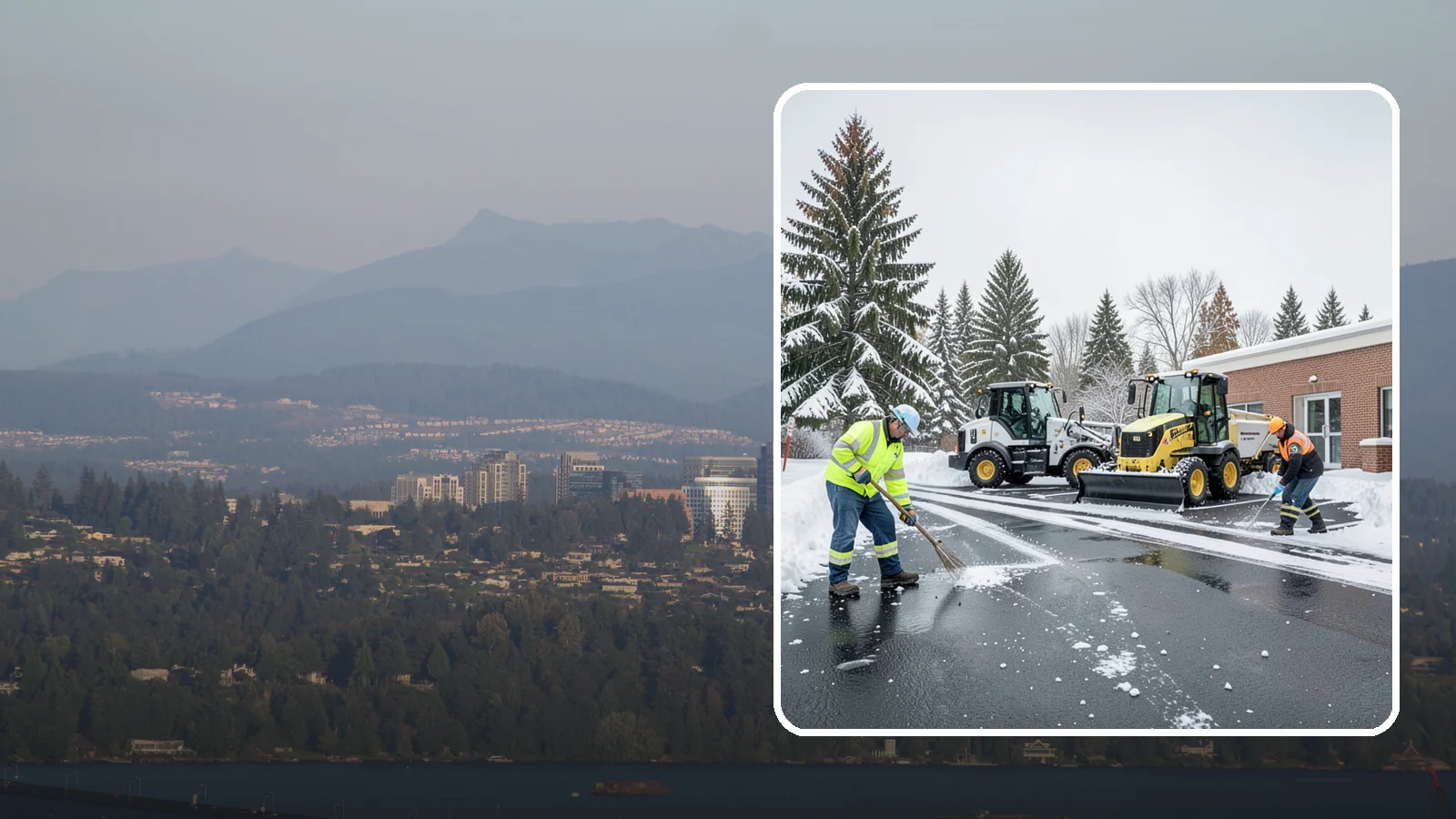 Medical Office Parking Lot Snow Removal in Medina, King County, WA - We keep medical office lots and ADA access clear so Western Washington patients can reach care through any winter storm.
