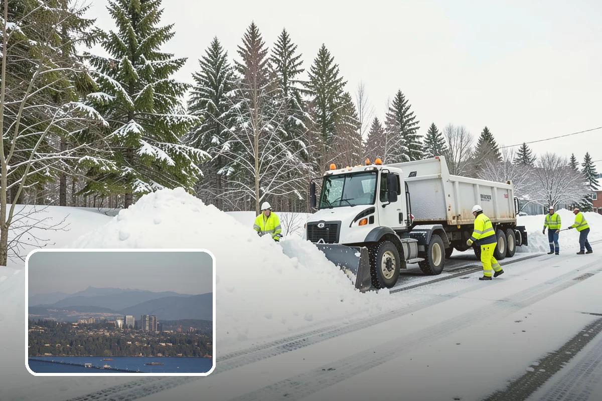 Medical Office Parking Lot Snow Removal in Medina, King County, WA - Vulnerable patients reach the entrance over cleared, deiced surfaces