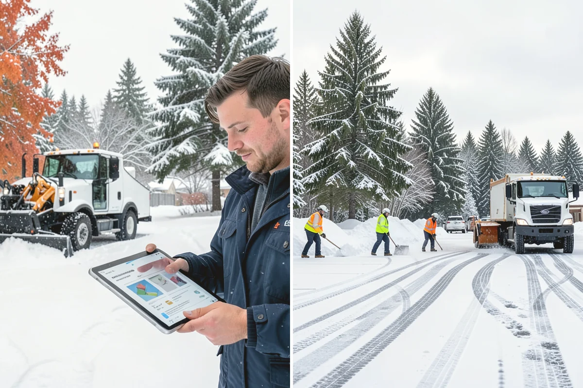 Medical Office Parking Lot Snow Removal in Mercer Island, King County, WA - Identify ADA spaces, ramps, and patient drop-off zones with clinic staff