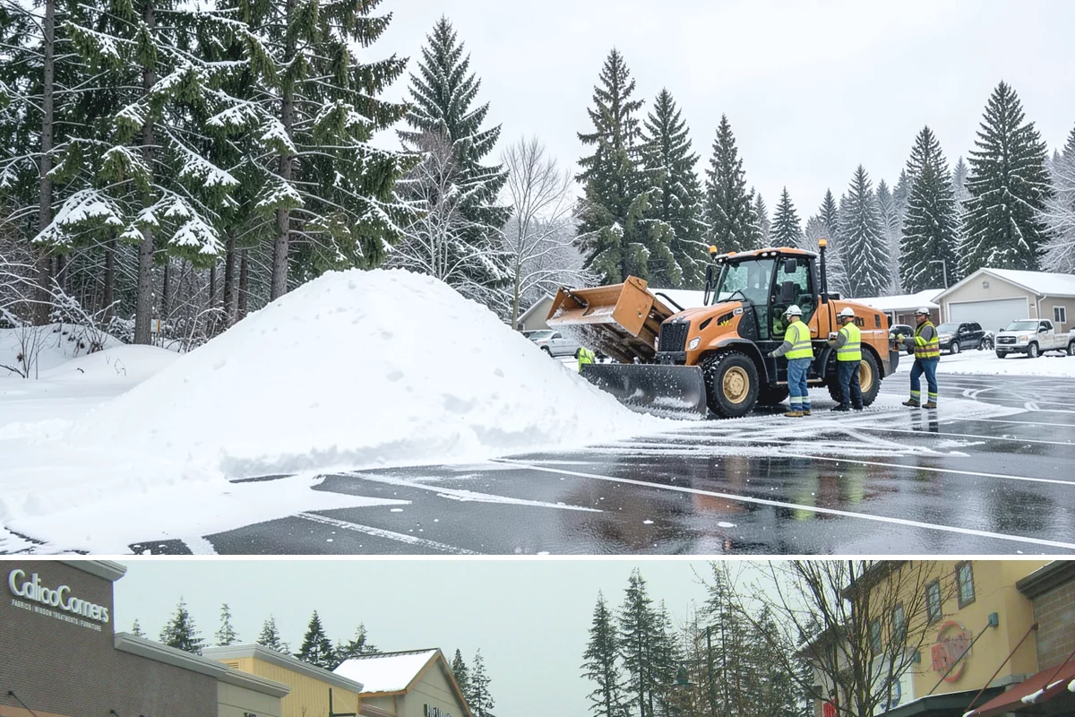 Medical Office Parking Lot Snow Removal in Mill Creek, Snohomish County, WA - Medical office lots in Western Washington see peak winter demand from December through February, when freeze-thaw cycles are most...