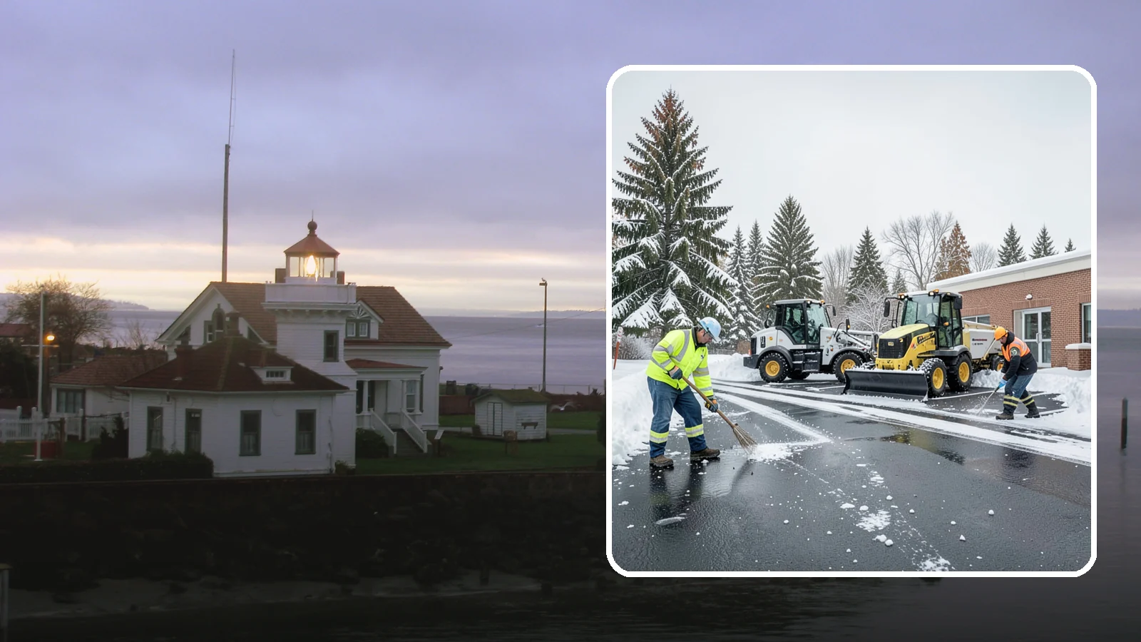 Medical Office Parking Lot Snow Removal in Mukilteo, Snohomish County, WA - We keep medical office lots and ADA access clear so Western Washington patients can reach care through any winter storm.