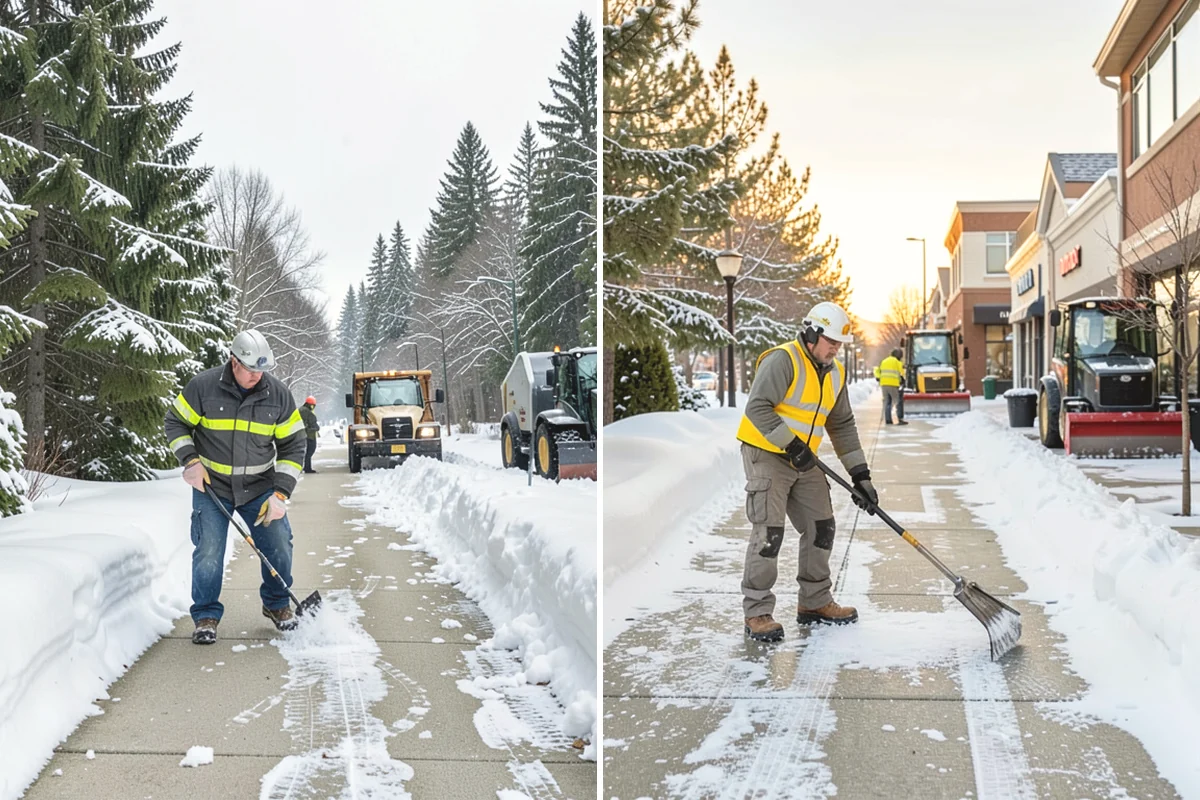 Medical Office Parking Lot Snow Removal in Mukilteo, Snohomish County, WA - Identify ADA spaces, ramps, and patient drop-off zones with clinic staff