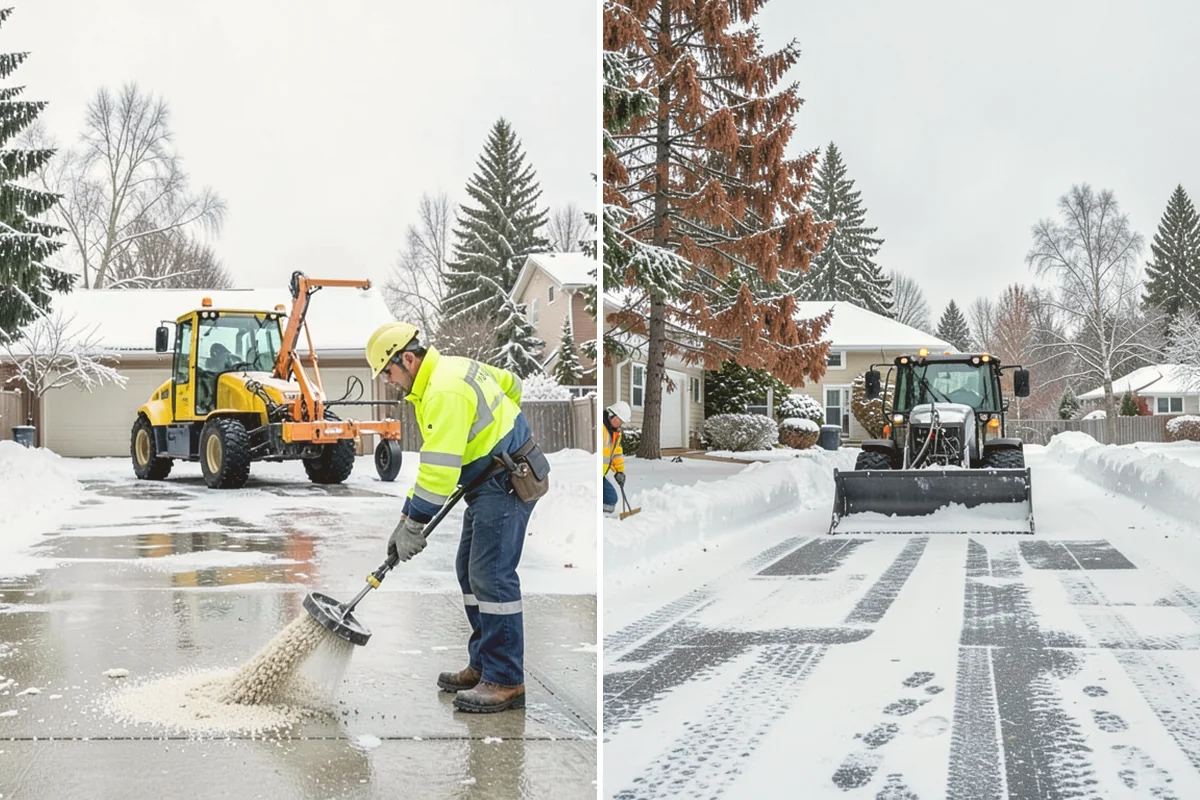 Medical Office Parking Lot Snow Removal in Newcastle, King County, WA - Identify ADA spaces, ramps, and patient drop-off zones with clinic staff