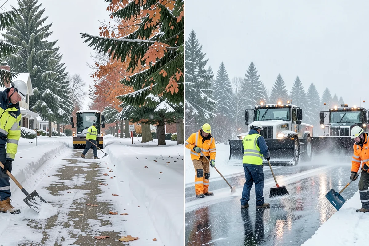 Medical Office Parking Lot Snow Removal in Normandy Park, King County, WA - Identify ADA spaces, ramps, and patient drop-off zones with clinic staff