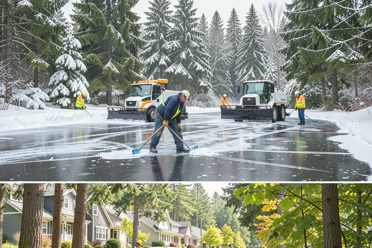 Medical Office Parking Lot Snow Removal in Normandy Park, King County, WA - Medical office lots in Western Washington see peak winter demand from December through February, when freeze-thaw cycles are most...