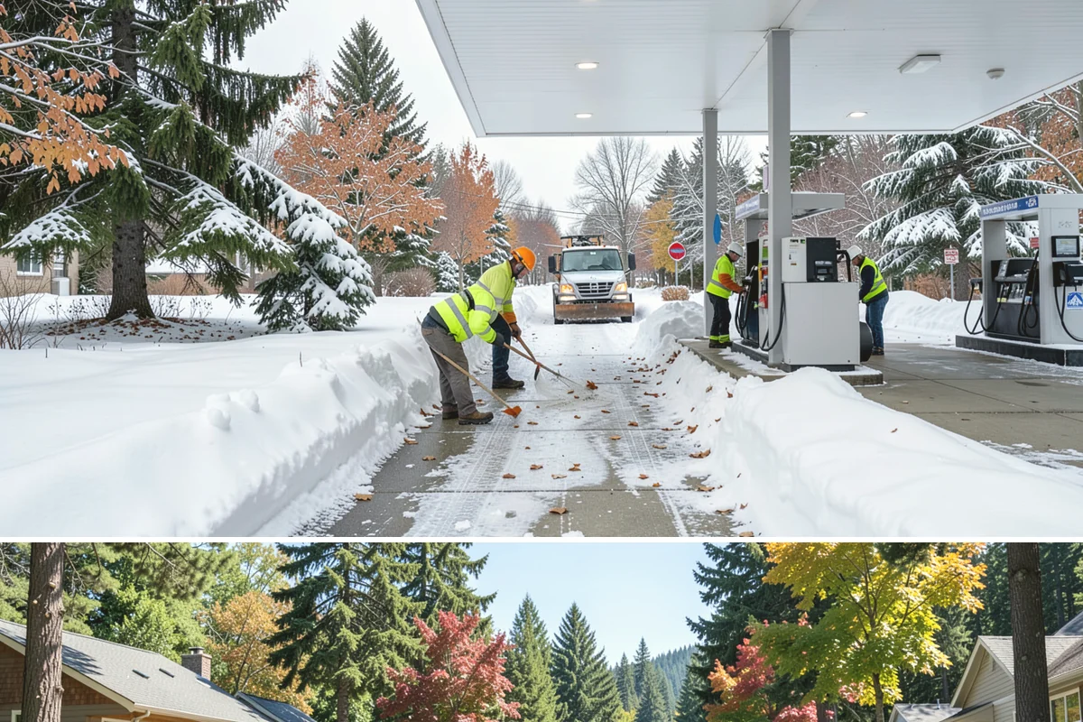 Medical Office Parking Lot Snow Removal in Orting, Pierce County, WA - Medical office lots in Western Washington see peak winter demand from December through February, when freeze-thaw cycles are most...