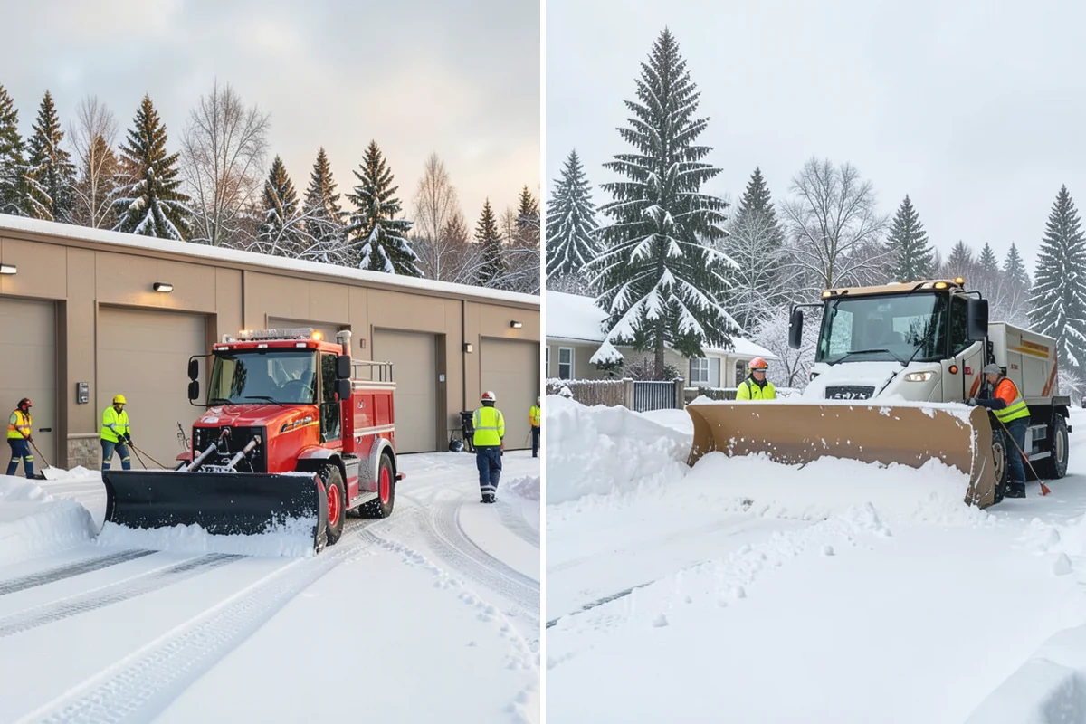 Medical Office Parking Lot Snow Removal in Renton, King County, WA - Identify ADA spaces, ramps, and patient drop-off zones with clinic staff