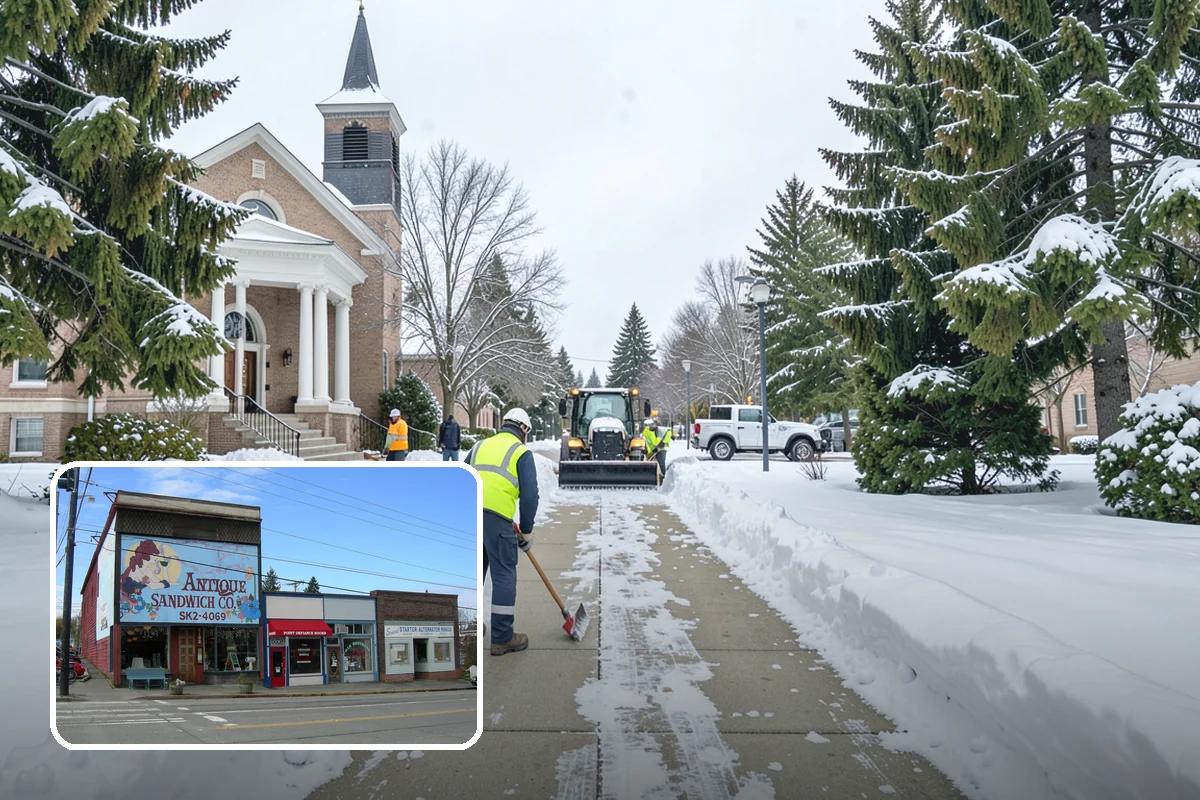Medical Office Parking Lot Snow Removal in Ruston, Pierce County, WA - Vulnerable patients reach the entrance over cleared, deiced surfaces