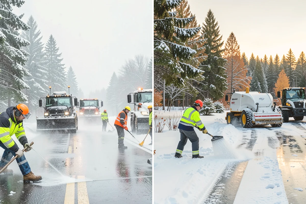 Medical Office Parking Lot Snow Removal in Sammamish, King County, WA - Identify ADA spaces, ramps, and patient drop-off zones with clinic staff