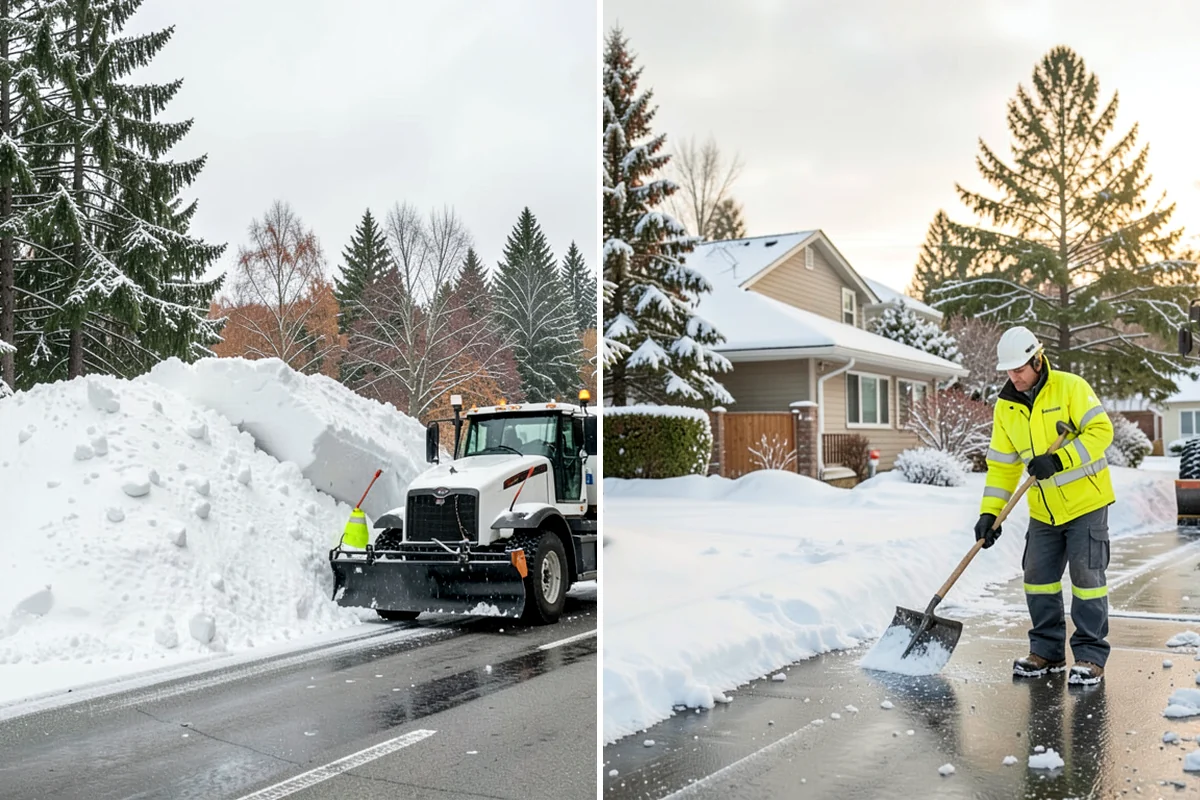 Medical Office Parking Lot Snow Removal in SeaTac, King County, WA - Identify ADA spaces, ramps, and patient drop-off zones with clinic staff