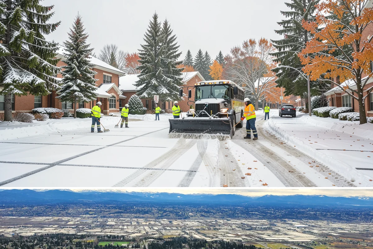 Medical Office Parking Lot Snow Removal in SeaTac, King County, WA - Medical office lots in Western Washington see peak winter demand from December through February, when freeze-thaw cycles are most...