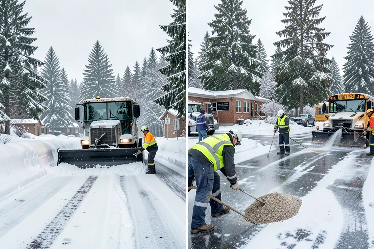 Medical Office Parking Lot Snow Removal in Seattle, King County, WA - Identify ADA spaces, ramps, and patient drop-off zones with clinic staff