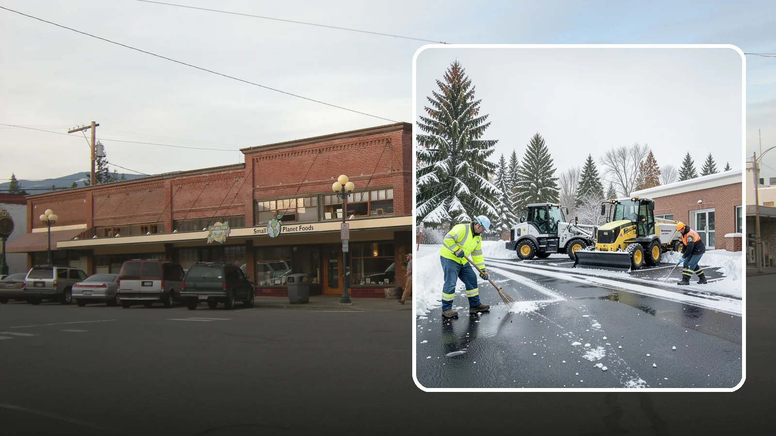 Medical Office Parking Lot Snow Removal in Sedro-Woolley, Skagit County, WA - We keep medical office lots and ADA access clear so Western Washington patients can reach care through any winter storm.