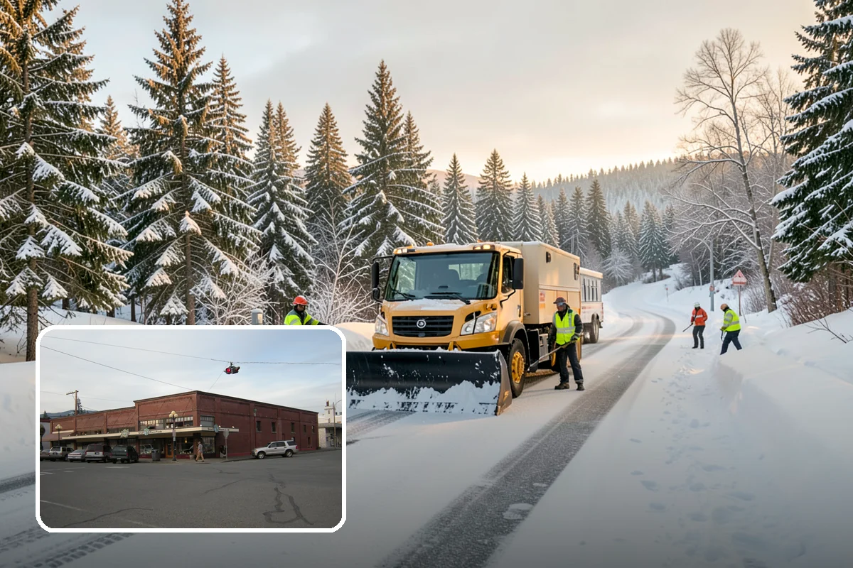 Medical Office Parking Lot Snow Removal in Sedro-Woolley, Skagit County, WA - Vulnerable patients reach the entrance over cleared, deiced surfaces
