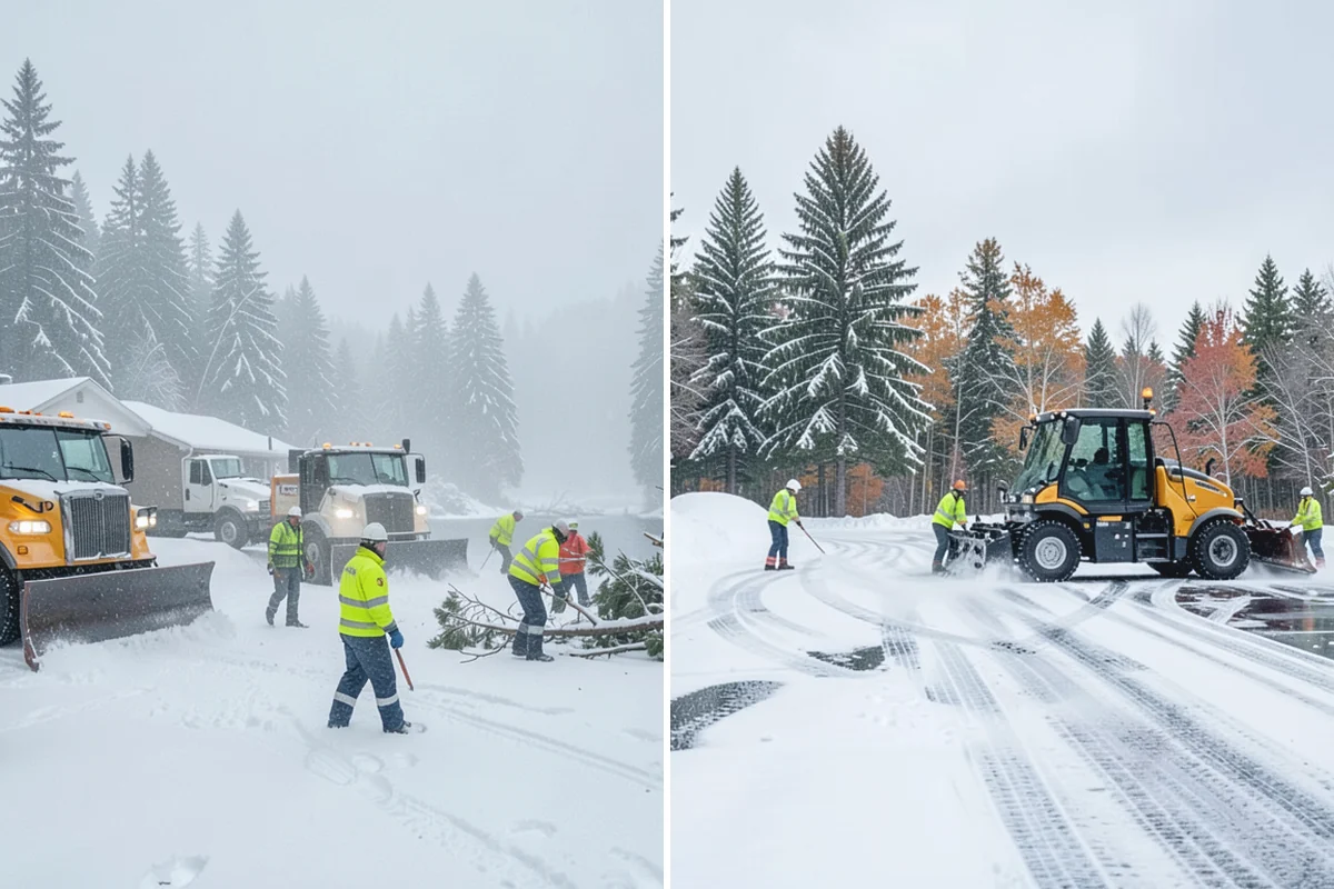 Medical Office Parking Lot Snow Removal in Skykomish, King County, WA - Identify ADA spaces, ramps, and patient drop-off zones with clinic staff