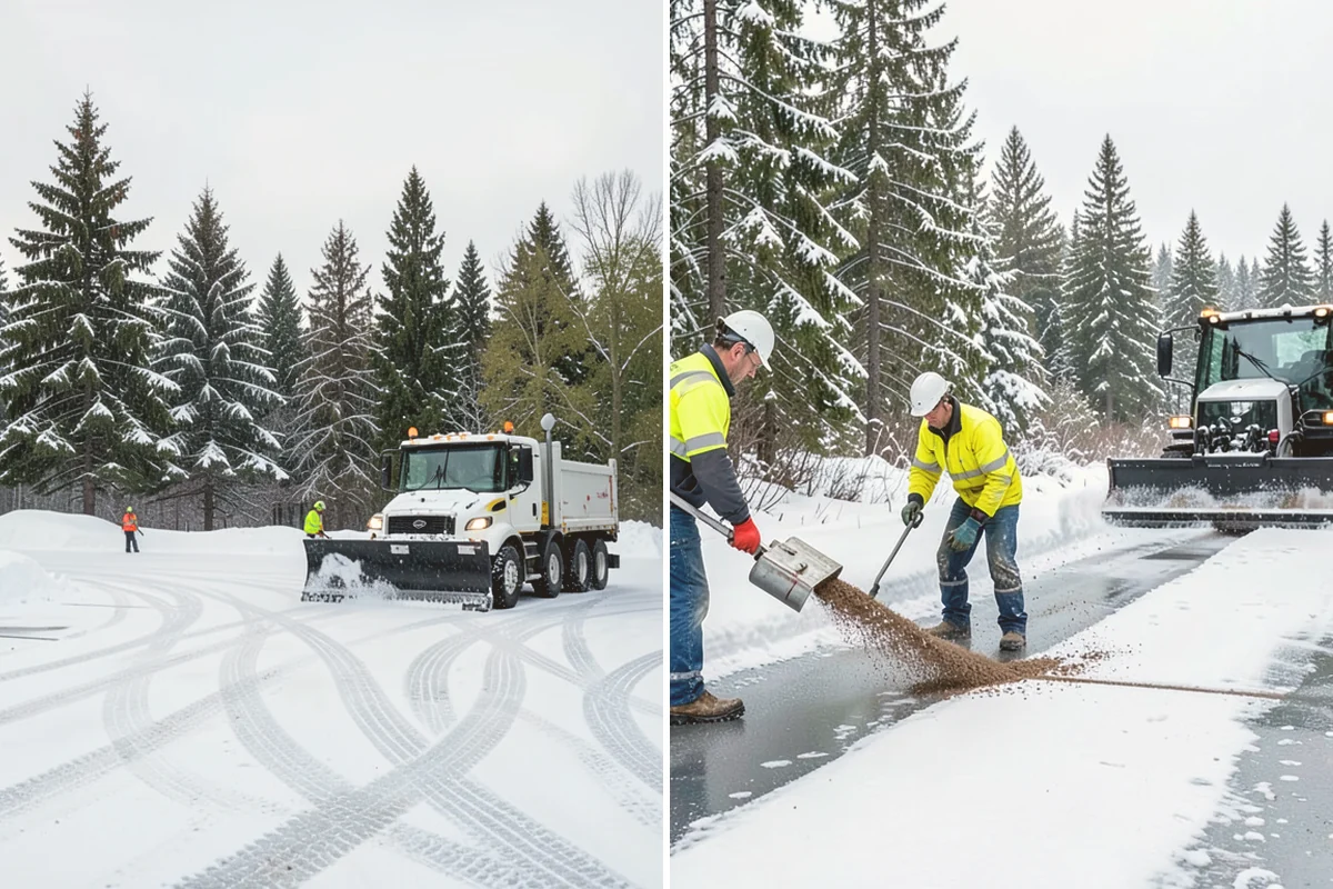 Medical Office Parking Lot Snow Removal in Snohomish, Snohomish County, WA - Identify ADA spaces, ramps, and patient drop-off zones with clinic staff