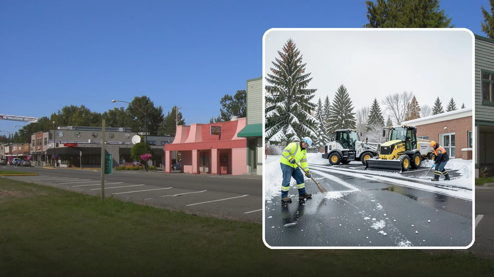 Medical Office Parking Lot Snow Removal in Snoqualmie, King County, WA - We keep medical office lots and ADA access clear so Western Washington patients can reach care through any winter storm.