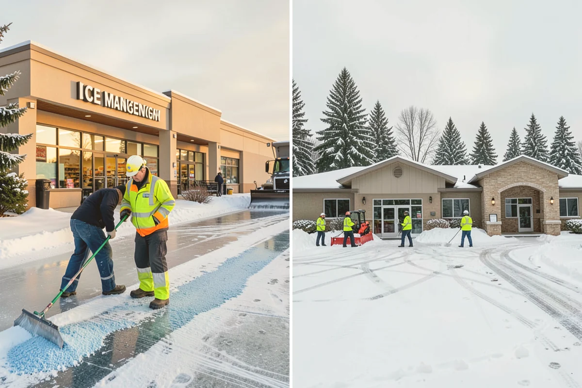 Medical Office Parking Lot Snow Removal in Stanwood, Snohomish County, WA - Identify ADA spaces, ramps, and patient drop-off zones with clinic staff