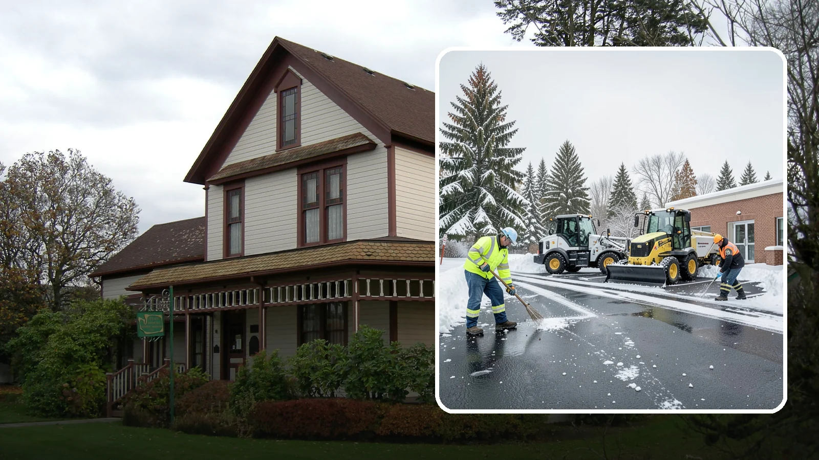 Medical Office Parking Lot Snow Removal in Sumner, Pierce County, WA - We keep medical office lots and ADA access clear so Western Washington patients can reach care through any winter storm.