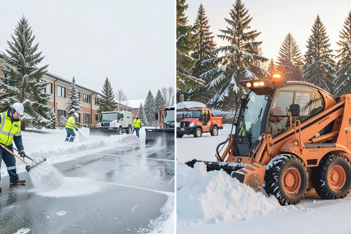 Medical Office Parking Lot Snow Removal in Sumner, Pierce County, WA - Identify ADA spaces, ramps, and patient drop-off zones with clinic staff