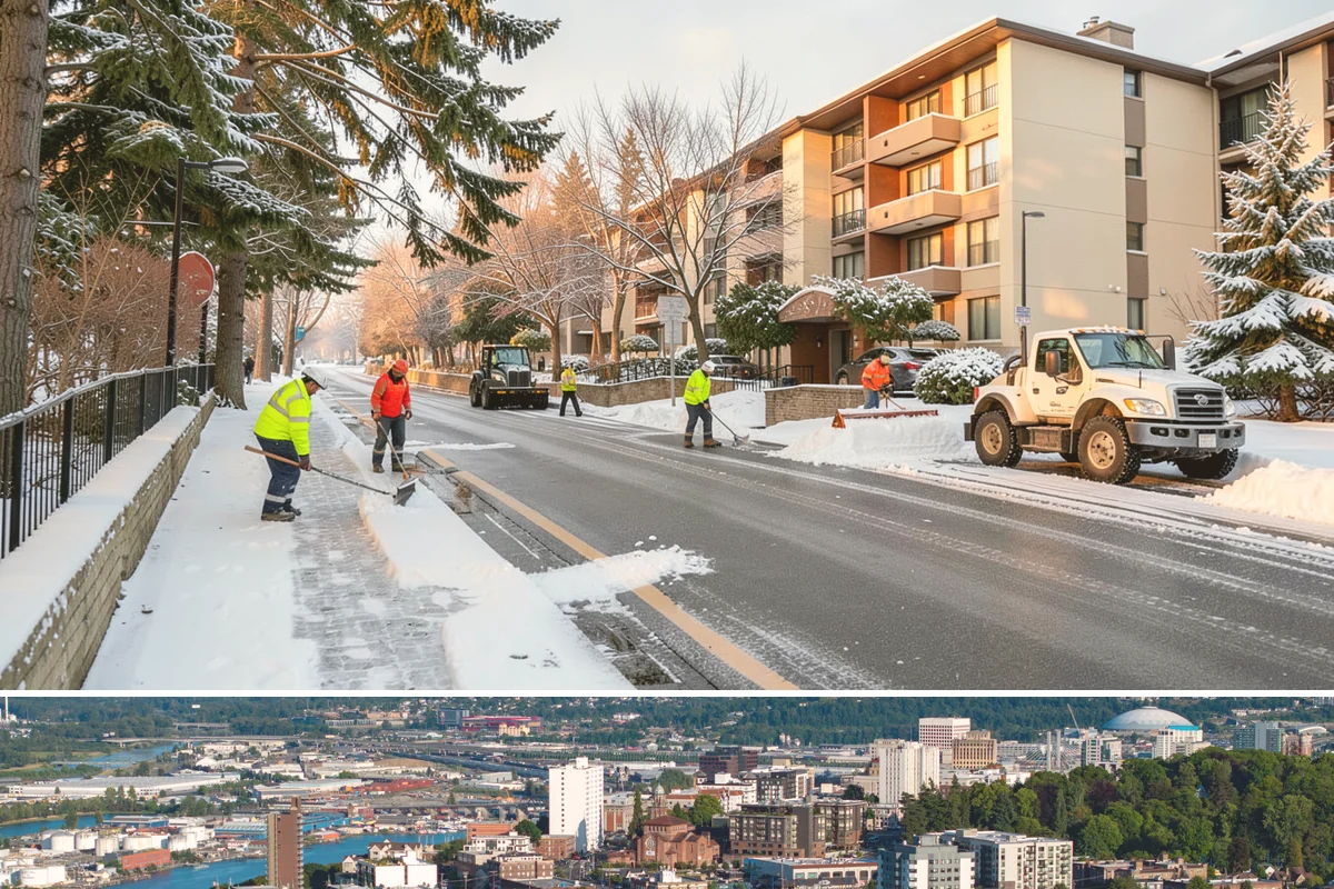 Medical Office Parking Lot Snow Removal in Tacoma, Pierce County, WA - Medical office lots in Western Washington see peak winter demand from December through February, when freeze-thaw cycles are most...