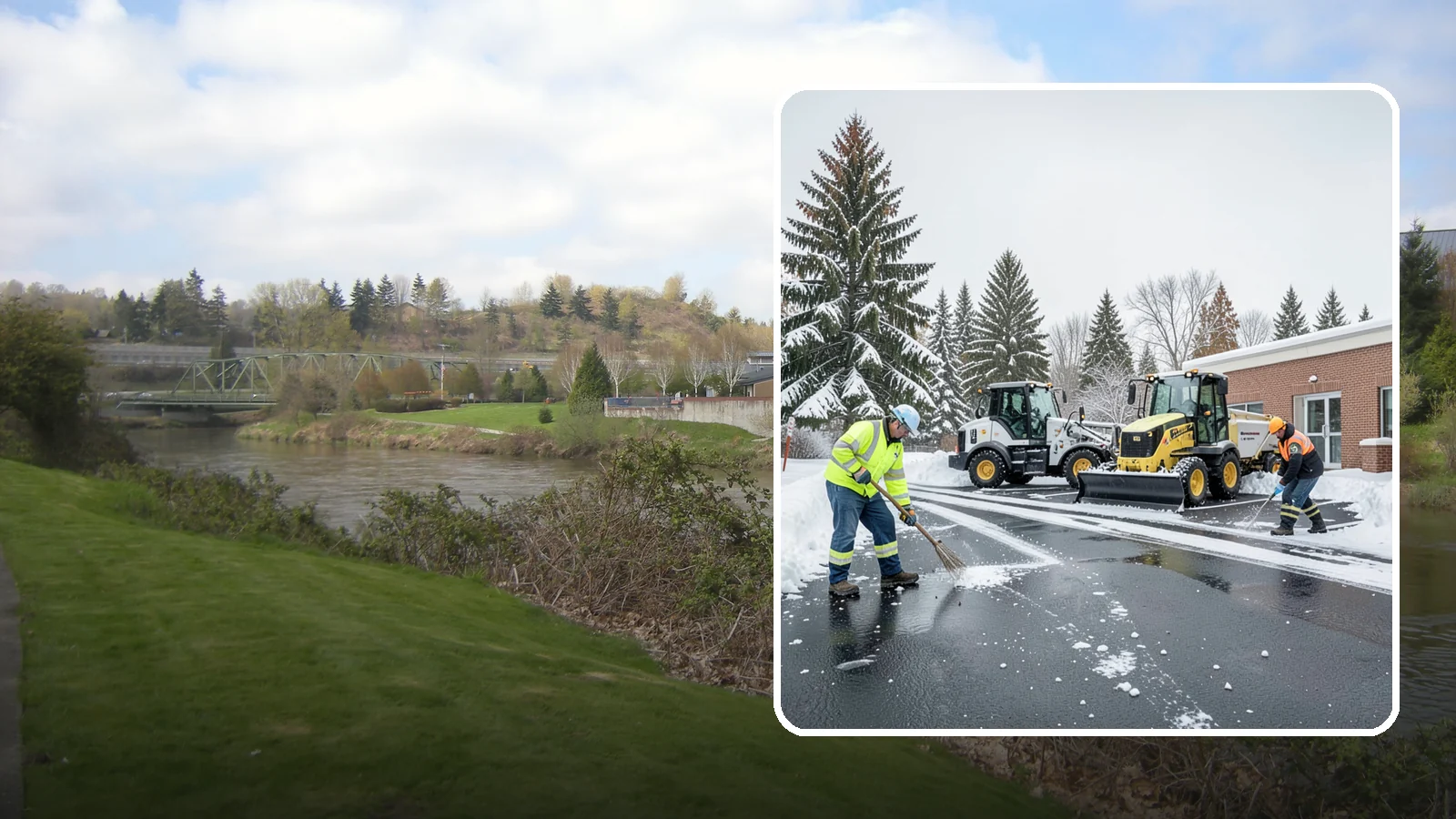 Medical Office Parking Lot Snow Removal in Tukwila, King County, WA - We keep medical office lots and ADA access clear so Western Washington patients can reach care through any winter storm.