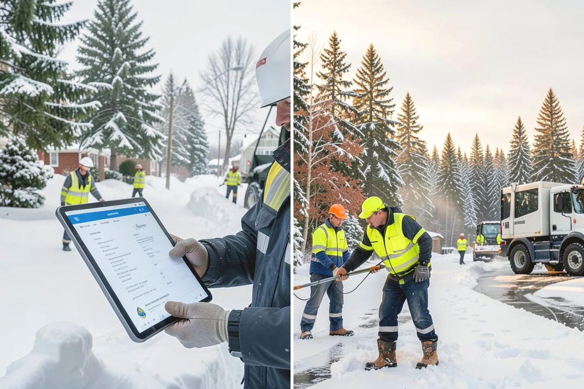 Medical Office Parking Lot Snow Removal in Tukwila, King County, WA - Identify ADA spaces, ramps, and patient drop-off zones with clinic staff