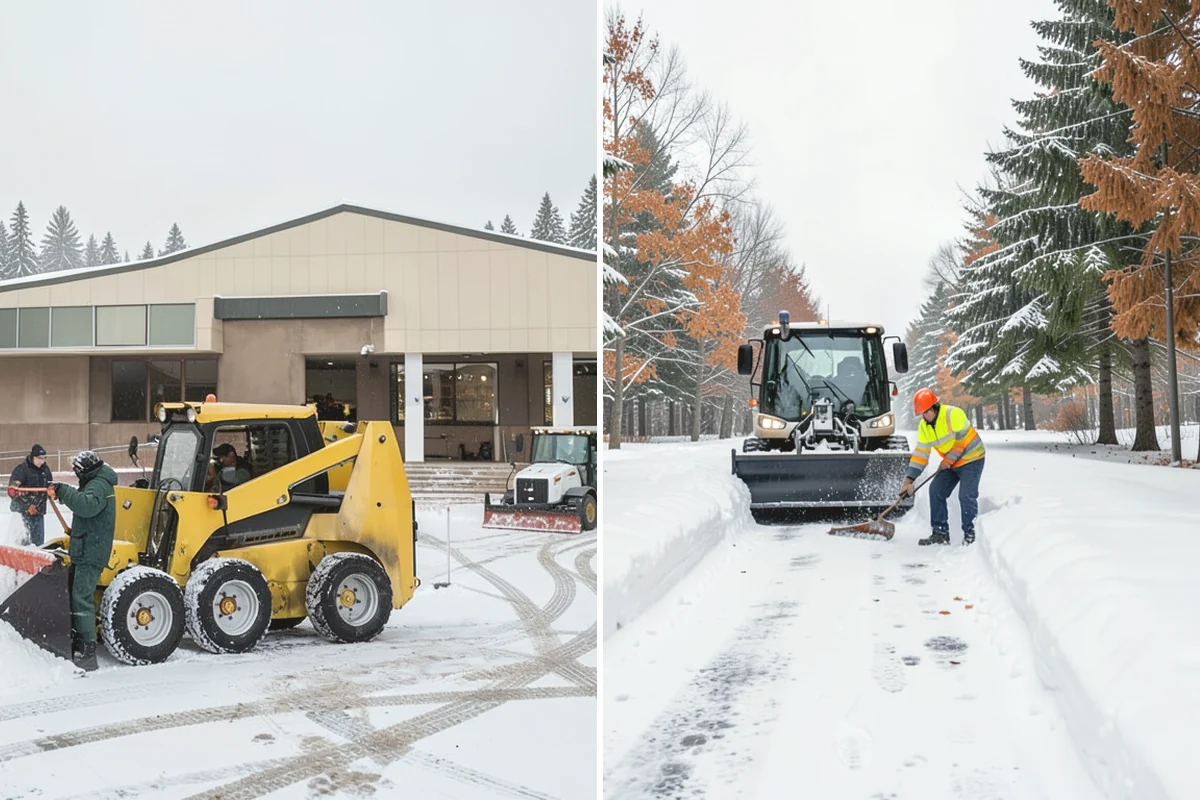 Medical Office Parking Lot Snow Removal in University Place, Pierce County, WA - Identify ADA spaces, ramps, and patient drop-off zones with clinic staff